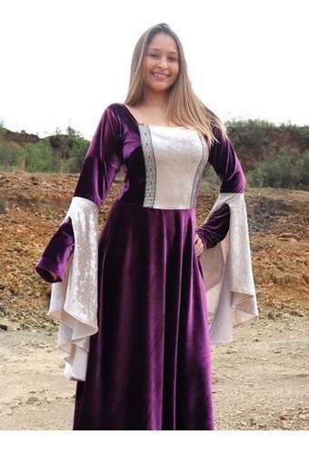 vestido medieval princesa