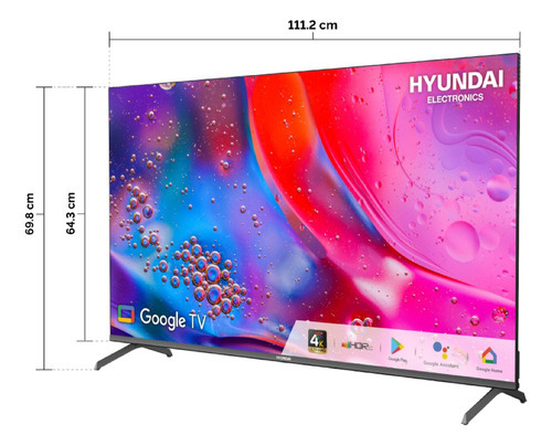 Google Tv Hyundai Smart 50 4k Comando De Voz