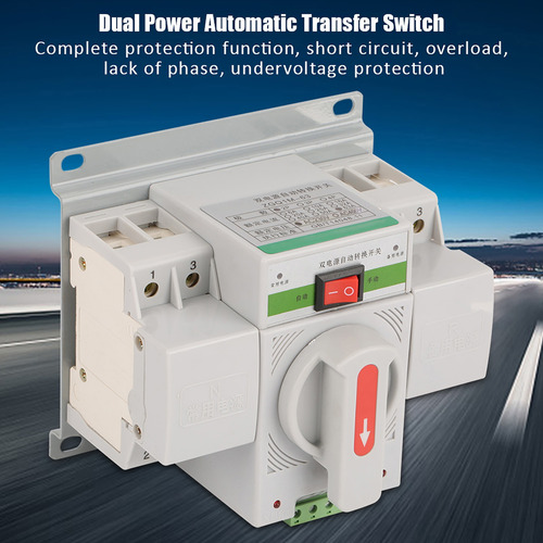 1pc 220v 63a 2p Mini Interruptor De Transferencia Automática