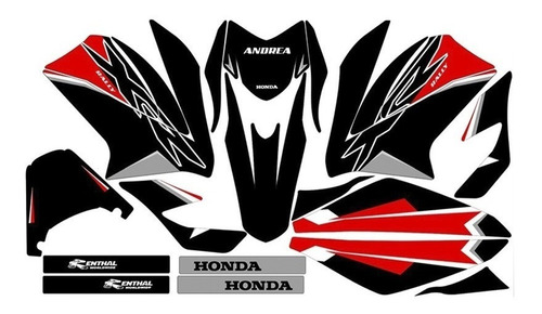 Stickers Para Moto Hero Hunk 160 Mod-190