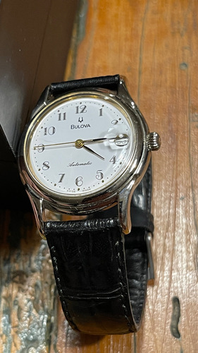 Reloj Automático Bulova 80021 Vintage: Calidad Y Estilo