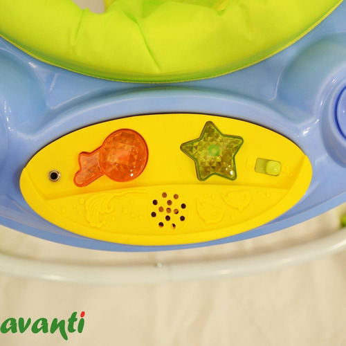 Imagen 2 de 10 de Jumper Saltarin Sea Animals Verde 360 Avanti Babymovil