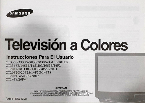 Imagen 7 de 7 de Tv Samsung 20 PuLG Color C/c Remoto Crt