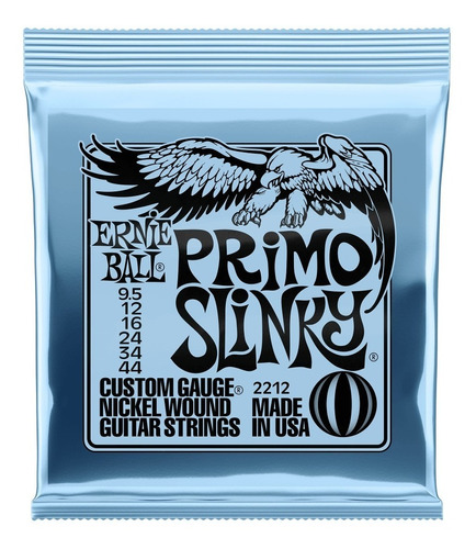 Ernie Ball Paquete P/ Guitarra Electrica 2212 Primo Slinky 