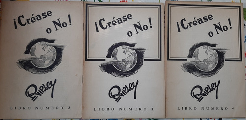 3 Antiguos Fasciculos Créase O No Ripley 2 3 Y 4