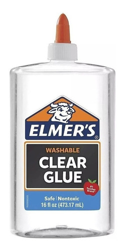 Cola Líquido Elmer's Cola Atóxica para Slime - Transparente