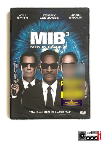 Dvd Película Hombres De Negro 3 - Mib 3 2012 / Nuevo Sellado