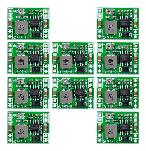 10 Pz Modulo Regulador Mp1584 Voltaje Step Down 3a 0.8 A 25v