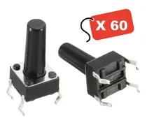 Comprar Micro Pulsadores Switches Switch Boton Mini 6x6x13mm 