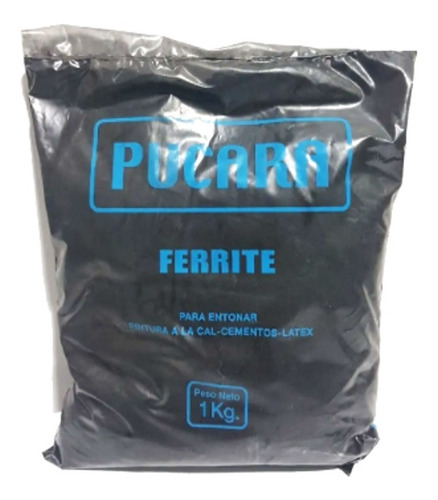 Pigmento Entonador De Cemento Látex Ferrite Negro 1kg Sibaco