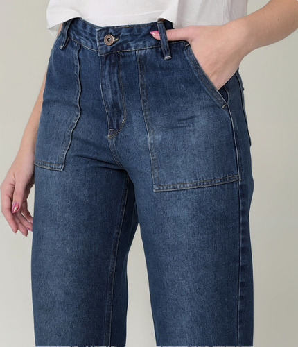 Jean Wide Leg Rígido Premium Dama Diva