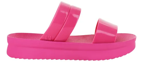 Ulan Sandalia Sueco Slide Moda Casual Rosa Goma Mujer 84248