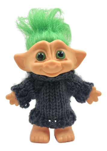 Lindas Muñecas Trolls Pequeñas Vintage De 4  Con Ropa Mini