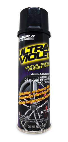 Ultra Violet Extreme Tire Shine Aerosol 530ml Marflo 12 Pack