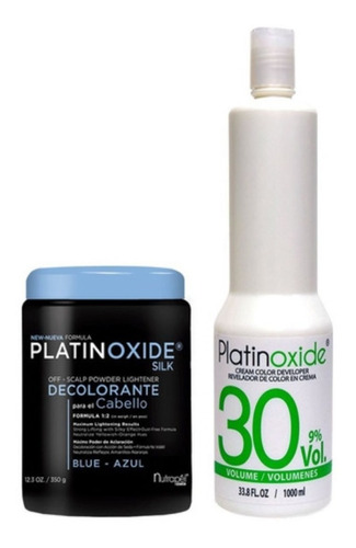 Platinoxide Decolorante Y Revelador Grande Nutrapél