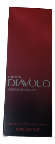 Perfume Antonio Banderas Diavolo Eau De Toilette 100ml