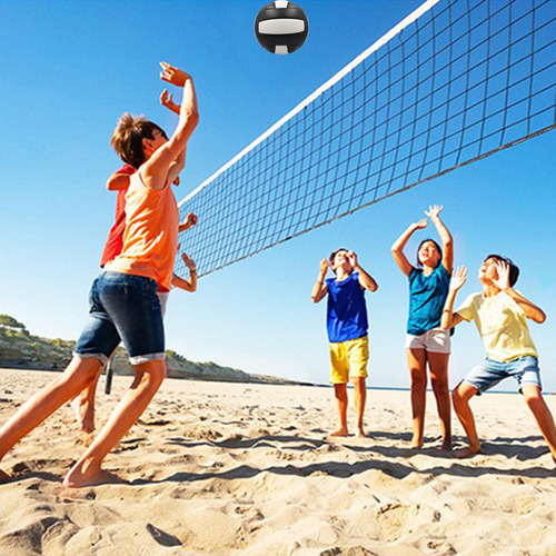 Pelota De Voleibol Para Interiores Y Exteriores, Negro