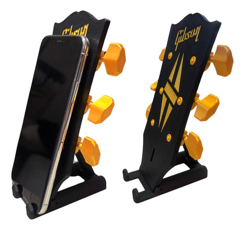 Soporte Para Celulares Porta Tabletas De Guitarra Clavijero