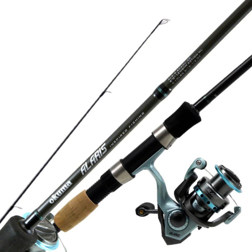 Molinete Alaris ALS602ml20 Vara de 6'0, 10 libras y 2 peniques Combo + Okuma