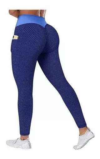 deportivos cómodos opacos cintura alta Leggings push up para mujer con panal de abeja pantalones de yoga suaves pantalones de fitness anticelulitis 
