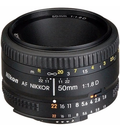 Imagem 1 de 6 de Lente Nikon Af Nikkor 50mm F/1.8d Nova Com Garantia F1.8