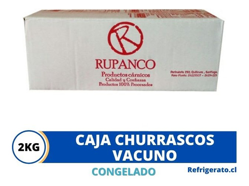 Churrasco Interfoliado Vacuno Rupanco 2kg
