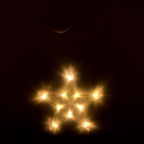 Colgante Estrella Luminosa - 19 X 15 Cm