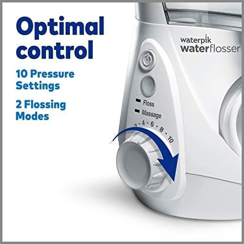 Irrigador Dental De Agua De Rendimiento C/ 10 Ajustes-blanco
