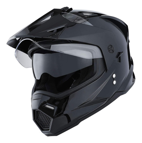 Casco Para Moto 1storm Dual Sport  Talla M Color Negro