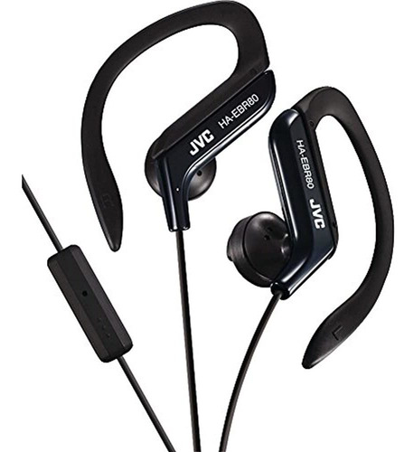 Jvc Haebr80b Deportes Clip Auriculares (negro)