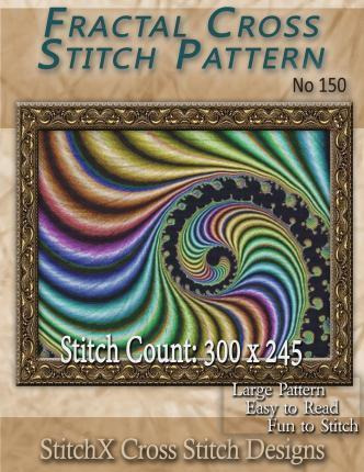 Libro Fractal Cross Stitch Pattern No. 150 - Tracy Warrin...