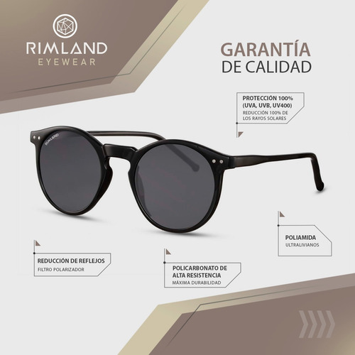 Anteojos De Sol Rimland Chula Negro