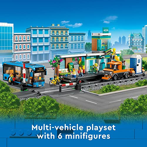 Juego De Construcción Lego City Train Station 60335 Con Toy