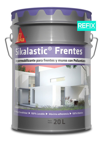 Sikalastic Frentes Impermeabilizante X 20 Lts