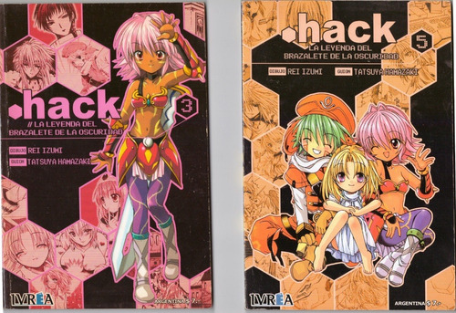 2 Revistas De Hack Nro 3 Y Nro 5 ( Manga Animé ) Impecables