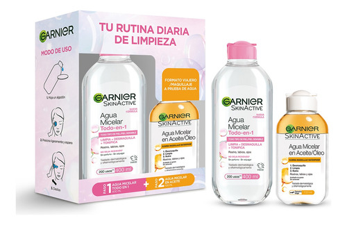 Pack Agua Micelar Clásica 400 Ml + Bifásica 100 Ml