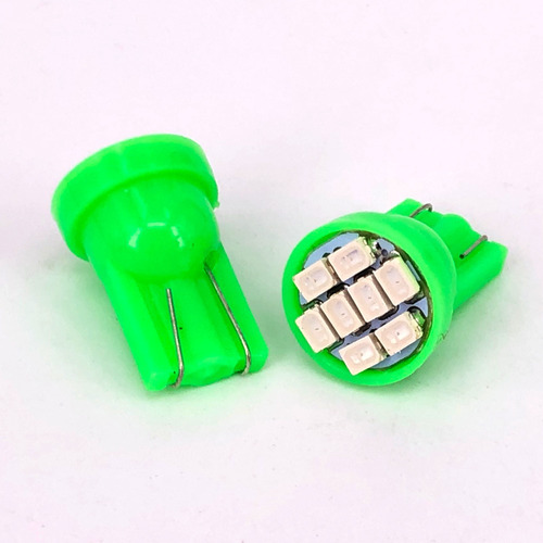 100 Bombillas Led T10 555, No Polares, 8 Smd 1206, En Forma