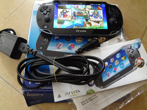 Psvita Fat Oled Negro Retroarch Y Muchos Juegos 64gb