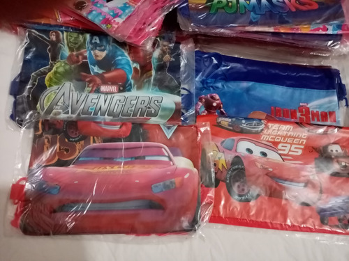 Bolsa Infantil En Tnt Personajes Varios : 2 Unidades