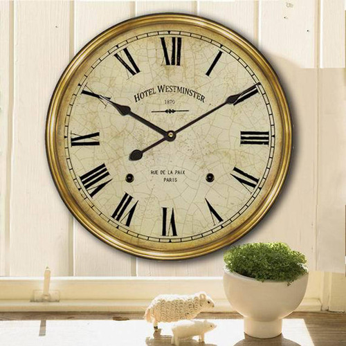 Reloj De Pared Vintage Con Números, Decoración De Regalo,
