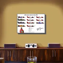 Comprar Pósters Fórmula 1 Ayrton Senna Autos Y Records.