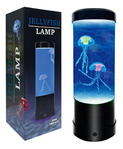 Lampara De Lava De Medusas Flotantes Con Luz Multicolor RGB Veoquiero