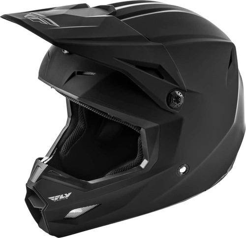 Casco Kinetic Straight Edge Negro Mate, Juvenil Pequeñ...