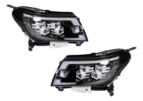 Faros Np300 Frontier 2016-2022 Led Lupa Conversión Pro4x