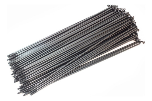 Rayos 257mm Para Aro R26 Aerodinámico 144pzas C/niples Negro