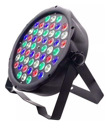 Canhão De Luz 54 Leds Rgb Colorido Festas E Eventos Dmx Dj 110V/220V