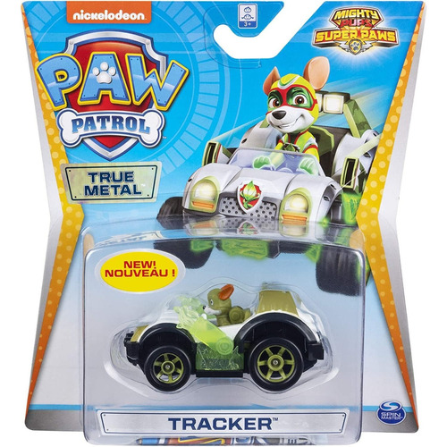 Paw Patrol Tracker Diecast Car 1.55 Escala