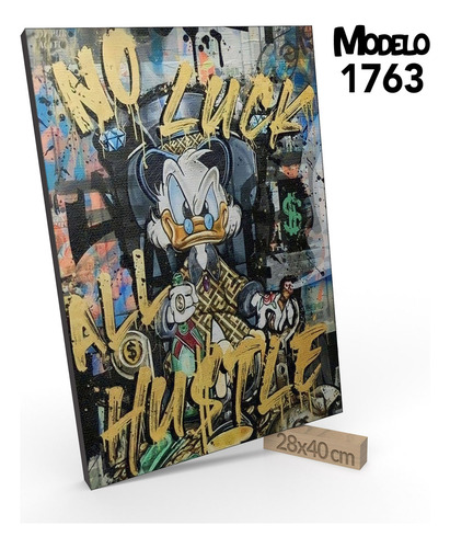 Cuadro Decorativo Alec Monopoly Money Rico Mcpato Textura 1257