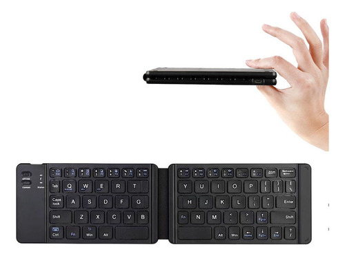 Z Teclado Bluetooth Inalámbrico Plegable Para iPhone