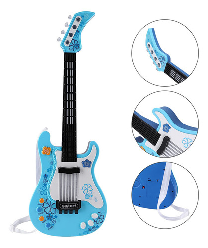 Guitarra De Juguete Para Niños Mini Guitarra Electrónica